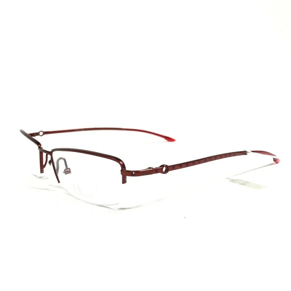 Christian Dior Eyeglasses Frames CD3627 HJ3 Red Rectangular Half Rim 51-17-135